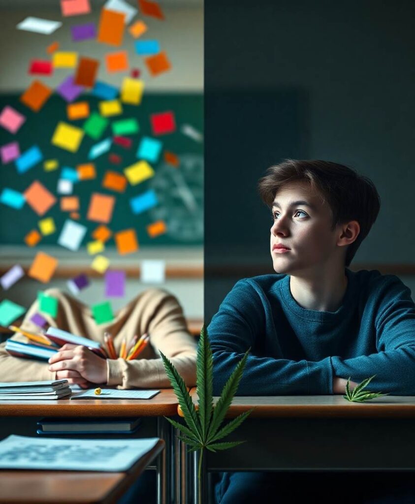 Teen cannabis use linked to slower memory and thinking growth