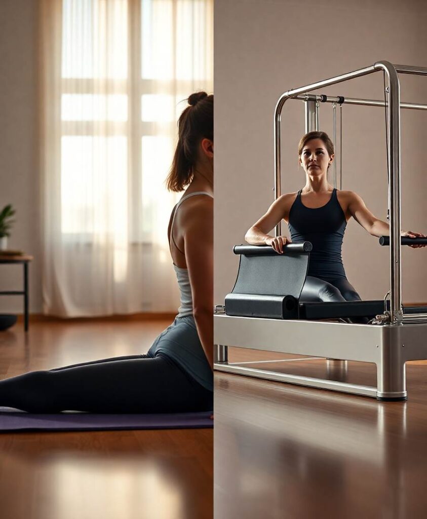 A Pilates Primer: Mat vs. Reformer