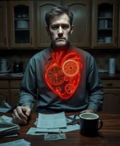 Chronic stress may be quietly reshaping your heart - AI Generated Image