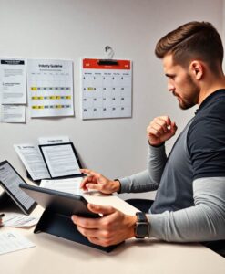 Fitness Industry Guidelines and Standards: Staying Up to Date - AI Generated Image