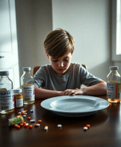 GLP-1 weight loss and diabetes drugs linked to nutritional deficiencies in nearly 1 in 6 children - AI Generated Image