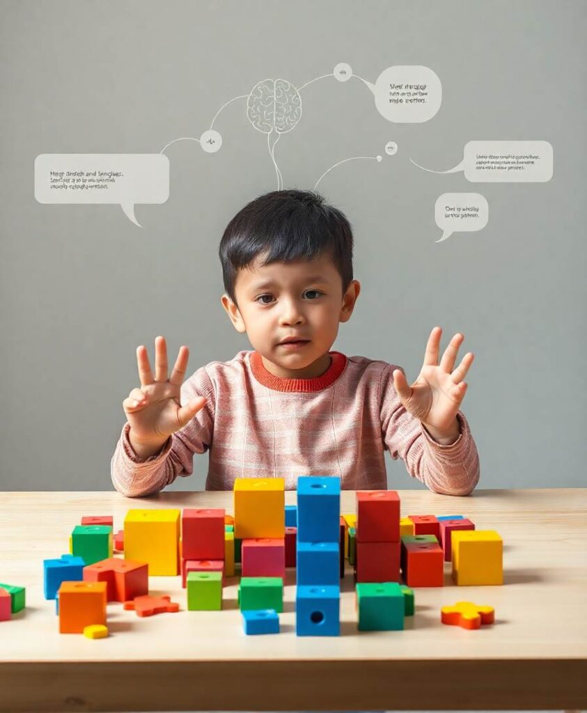 Language structure as training for executive functions