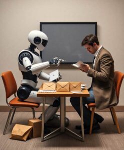 Large Language Models Persuade Without Planning Theory of Mind - AI Generated Image