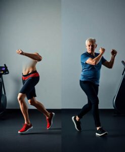 A 47-year study reveals the age when your body starts losing strength - AI Generated Image