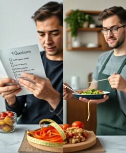Evaluating Weight-Loss Diets with 9 Simple Questions - AI Generated Image
