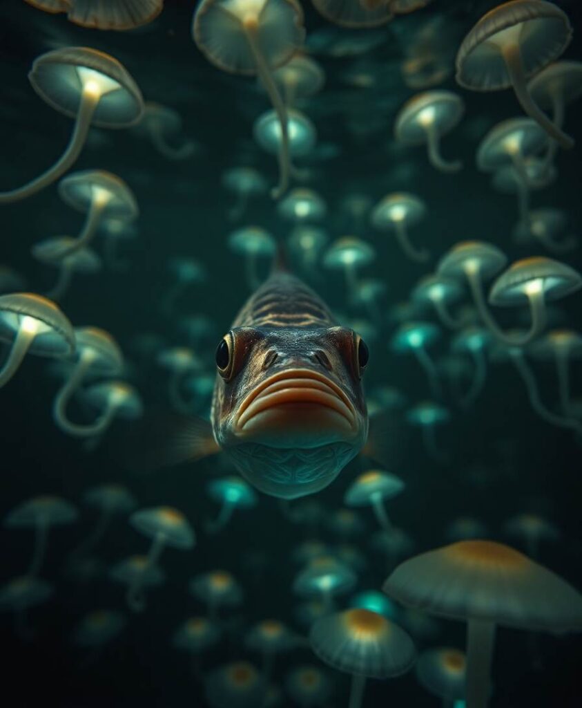 Magic mushroom ingredient takes the fight out of aggressive fish