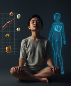 Peripersonal space: a neural system mapping self–environment interaction ‘here and now’ - AI Generated Image