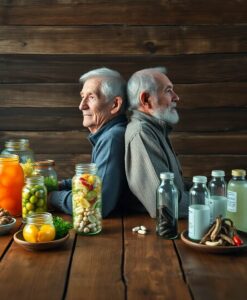 The secret to slower aging may be hiding in your gut - AI Generated Image