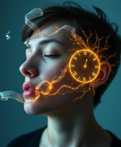 Time after time: neural codes of speech comprehension - AI Generated Image